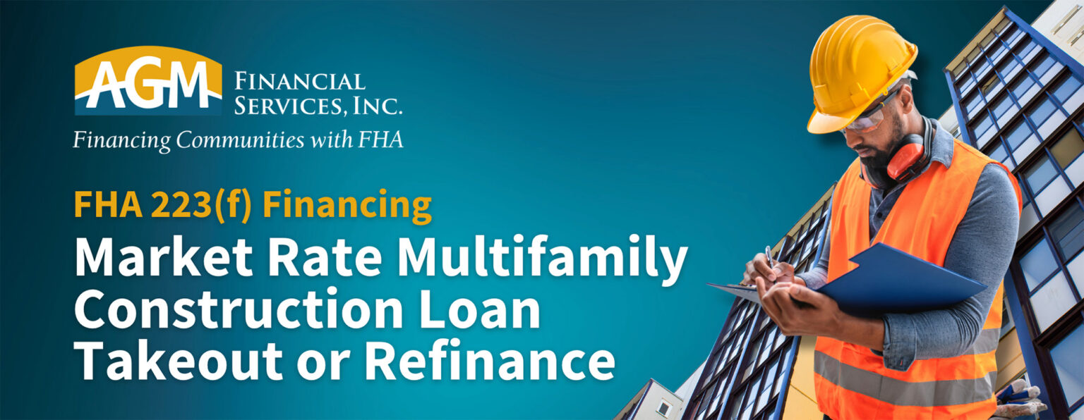 market rate multifamily construction loan takeout or refinance