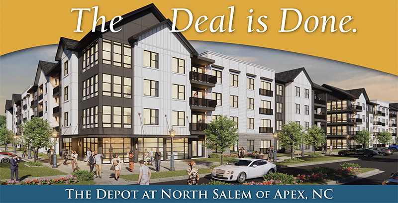 Rendering of Depot at North Salem of Apex NC